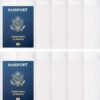10PCS Passport Holder 4x6 Inch Extra Large ID Badge Holders PVC Card Holder Fill for Passports,Cash, Credit Card, Plane Ticket, Receipts.by CypesCrafts