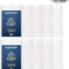 10PCS Passport Holder 4x6 Inch Extra Large ID Badge Holders PVC Card Holder Fill for Passports,Cash, Credit Card, Plane Ticket, Receipts.by CypesCrafts - Image 2