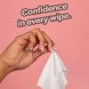 MightyGood. Wipe That Tush On-The-Go Flushable Wipes - 1 pack, 30 individually Wrapped Wipes, Fragrance Free - Extra Large & Soft - Hypoallergenic & Fragrance Free With Aloe & Vitamin E - Plant-Based - Image 6