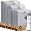 9 Packs Rechargeable Pump Vacuum Bags for Travel Packing, Carry-on Size Vacuum Seal Bags for Luggage and Suitcase Compression, Space Saver for Clothes and Clothing Organization