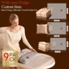 9 Packs Rechargeable Pump Vacuum Bags for Travel Packing, Carry-on Size Vacuum Seal Bags for Luggage and Suitcase Compression, Space Saver for Clothes and Clothing Organization - Image 3