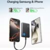 INIU Portable Charger, Ultra Slim 10000mAh 45W PD Power Bank, USB C in&Out Fast Charging Battery Pack, Travel Essential Phone Powerbank Compatible with iPhone 17 16 15 Samsung S22 S21 Google iPad etc - Image 3