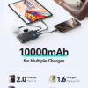 INIU Portable Charger, Ultra Slim 10000mAh 45W PD Power Bank, USB C in&Out Fast Charging Battery Pack, Travel Essential Phone Powerbank Compatible with iPhone 17 16 15 Samsung S22 S21 Google iPad etc - Image 5