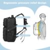 Wotony Military Tactical Backpack for Men Waterproof Daypack 3 Day Assault Pack Molle Bag with Water Bottle Holder - Image 9