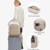 LOVEVOOK Large Travel Backpack for Women, TSA Carry on Backpack for Airplanes, 40L Personal Item Travel Bag for Women fits 17" Laptop,Waterproof Carry on Bag Airplane Approved with 3 Packing Cubes - Image 9