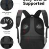 CROSSGEAR Large Travel Backpack Waterproof Laptop Bag Airline Approved Business Office Work Computer Casual Daypacks TSA Lock Anti-Theft Bookbag with USB Port Fit 17.3 inch Laptops for Men Women - Image 3
