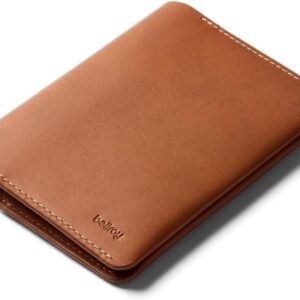 Bellroy Passport Cover (slimline travel wallet/pouch with card slots and space for cash plus travel documents) - Caramel