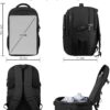 Travel Backpack, Large Carry on Backpack, 17 Inch Laptop Bag, Big Sturdy TSA-Friendly with USB Port College School Rucksack Bag, Gifts for Him Men Women, Black - Image 3