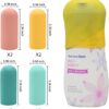 Silicone Bottle Covers Travel Essentials for Women Men, Beach Vacation Essentials, Travel Size Toiletries Accessories, Cruise Ship Essentials 2025, Must Haves, Leak Proofing - Image 7