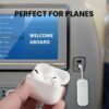 Avantree Relay - Premium Airplane Bluetooth Adapter with Advanced Qualcomm Chipset & aptX Adaptive, Dual Headphones Support, 25hrs Play Time, HD Audio Transmitter for AirPods, Bose & Travel Flight - Image 2