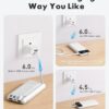 Charmast Portable Charger with Built in Cables, Power Bank with Cords Wires, Slim 10000mAh Travel Battery Pack 6 Outputs 3 Inputs 3A Fast Charging for Samsung Google Pixel LG Moto iPhone iPad - Image 4