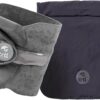 trtl Pillow - Scientifically Proven, Super Soft Neck Support Travel Pillow - Lightweight and Machine Washable - Ergonomic Design for Traveling on Airplanes, Cars, and Trains - Grey
