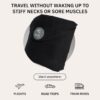 trtl Pillow - Scientifically Proven, Super Soft Neck Support Travel Pillow - Lightweight and Machine Washable - Ergonomic Design for Traveling on Airplanes, Cars, and Trains - Grey - Image 3