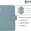Melsbrinna Rfid Passport Holder for Travel women/Men, Cute Passport Wallet Rfid Blocking Card Slots, Rfid Passport Cover/CaseTravel Wallet, Passport Book Holder (1, Green2) - Image 4
