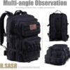 Military Tactical Backpack 45L Large Tactical Backpack for Men, Hiking Rucksack With Bottle Holder - Image 2
