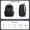 Black Backpack for Women Small Backpacks for School Bag School Backpack for College Bookbag for Women Waterproof Gym Backpacks for Men Book Bags - Image 3