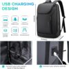 BANGE Business Smart Backpack Waterproof fit 15.6 Inch Laptop Backpack with USB Charging Port,Travel Durable Backpack - Image 5