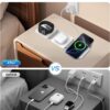 Charging Station for Apple Multiple Devices - 3 in 1 Foldable Magnetic Wireless Charger Dock - Travel Charging Pad for iPhone 16 15 14 13 12 Pro Max Plus Watch & Airpods - Image 6