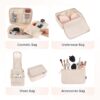 BAGAIL 8 Set Packing Cubes Luggage Packing Organizers for Travel Accessories-Cream - Image 3