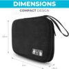 Electronics Charger Organizer - Travel Cable Case for Cords, Chargers, and Tech Accessories - Image 6