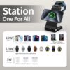 2025 Traveling Wireless Mag-Safe Fast Charging Station,Magnetic 3 in 1 Charger with Light for iPhone 17 16 15 14 13 12 Pro Max Plus,Apple Watch Series & Air pods 4 3 2 Pro-Gifts for Wife & Husband - Image 4