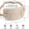 Money Belt for Travel - Hidden Travel Pouch Protect Your Credit and Money With RFID Blocking Passport Holder Waist Wallet (Khaki) - Image 6
