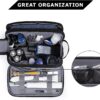 BAGSMART Toiletry Bag for Men, Travel Toiletry Organizer Dopp Kit Water-resistant Shaving Bag for Toiletries Accessories, Door Room Essentials, Black-medium - Image 2