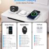 Charging Station for Apple Multiple Devices - 3 in 1 Foldable Magnetic Wireless Charger Dock - Travel Charging Pad for iPhone 16 15 14 13 12 Pro Max Plus Watch & Airpods - Image 4