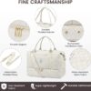 LOVEVOOK Travel Duffle Bag,Weekender Bags for Women with Shoe Compartment，Carry on Overnight Bag with Toiletry Bag,Gym Duffel Bag with Wet Pocket, Hospital Bags for Labor and Delivery - Image 5