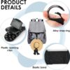 2 Pack Hat Clip for Travel on Bags, Secure Hat Holder Accessory for Vacation Beach Cruise, Must Have Vacation Essential Accessories for Backpack Luggage Handbag Hiking Enthusiasts - Image 2