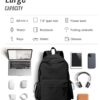 Black School Backpack for Girls Women, Waterproof High School Book Bag Cute Backpack for Men Teens Boys, Small Lightweight Simple Basic Middle School Back Pack Daypack Mochilas Escolares para - Image 8