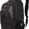 SwissGear 1186 Bungee Backpack, Black/Grey, 17-Inch