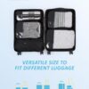 BAGSMART 6 Set /4 Set/2 Set Compression Packing Cubes for Travel, Lightweight Luggage Organizer Bags, Durable Space Saver Bags Travel Essentials - Image 3