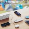Charmast Portable Charger with Built in Cables, Power Bank with Cords Wires, Slim 10000mAh Travel Battery Pack 6 Outputs 3 Inputs 3A Fast Charging for Samsung Google Pixel LG Moto iPhone iPad - Image 3