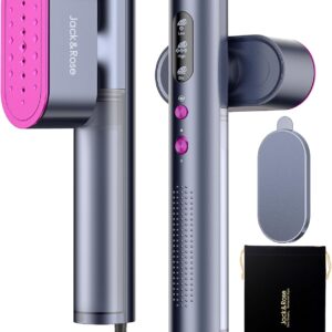 Jack ＆ Rose Travel Steamer for Clothes,100-220V Portable Iron,15s Heat Up,Steamer ＆ Iron 2 In 1, Travel Size,Large Ceramic Heat Panel,for Global ＆ Europe