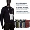 Lewis N. Clark RFID Blocking Stash Neck Wallet, Travel Pouch + Passport Holder for Women & Men, Taupe, One Size - Image 2