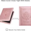 WALNEW Passport Holder for Travel, RFID Passport Cover Wallet for Women Men, PU Leather Passport Book Card Holder Case with Pen, Travelling Essentials for Flying - Image 4