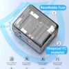 Universal Travel Adapter, 6.0A 30W 5 USB C/A Ports + AC Outlets International Power Adapter for All USB Devices, Type I C G A Plugs 110V 220V A/C, European Travel Plug Adapter for 200+ Countries - Image 6