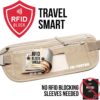 Money Belt for Travel - Hidden Travel Pouch Protect Your Credit and Money With RFID Blocking Passport Holder Waist Wallet (Khaki) - Image 5