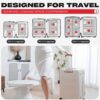Travel Vacuum Storage Bags with Rechargeable USB Pump, 9 Pack Carry-On Size Compression Packing Bags for Luggage and Suitcase, Space Saver for Clothes and Clothing Travel - Image 4