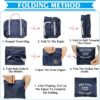 4PCS Foldable Travel Duffel Bag Tote Carry on Luggage Bag Spirit Airlines Personal item Sports Gym Bag Water Resistant Weekender Overnight Bags for Women and Men (Mix Colors) - Image 8