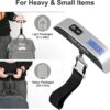 travel inspira Luggage Scale, Portable Digital Hanging Baggage Scale for Travel, Suitcase Weight Scale with Rubber Paint, 110 Pounds, Battery Included - Image 4