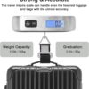 travel inspira Luggage Scale, Portable Digital Hanging Baggage Scale for Travel, Suitcase Weight Scale with Rubber Paint, 110 Pounds, Battery Included - Image 5