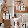 LOVEVOOK Travel Duffle Bag, Weekender Bags For Women, Carry On Duffel Bags For Airplanes, Overnight Bag With Toiletry Bag, Hospital Bag for Labor and Delivery, Yoga Gym Bag with Wet Pocket, 3Pcs Set - Image 6