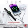 Temdan for Travel Essentials,3 in 2 USB C Cable for Apple Watch Charger/iPhone 17 Charger/Lightning,Multi Charging Cable Cord,Vacation Camping Essentials,Portable Designed for iWatch &iPhone 16-12-4FT - Image 4