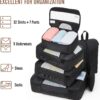 Veken 10 Set/8 Set Packing Cubes for Travel Essentials, Suitcase Organizer Bags in 4 Sizes, Carry-On Luggage Accessories with Large Laundry & Toiletry Bag, Must-Have for Airplane, Road Trip & Camping - Image 5