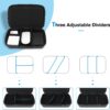 ProCase Hard Travel Electronic Organizer Case for MacBook Power Adapter Chargers Cables Power Bank Apple Magic Mouse Apple Pencil USB Flash Disk SD Card Small Portable Accessories Bag - Image 4