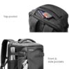 tomtoc Travel Backpack 40L, TSA Friendly Flight Approved Carry-on Luggage Hand Water-resistant Lightweight Business Rucksack, Durable Large Weekender Bag Daypack Fits 17.3 Inch Laptop, PFAS Free - Image 6