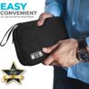 Electronics Charger Organizer - Travel Cable Case for Cords, Chargers, and Tech Accessories - Image 3