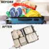 8 Set Packing Cubes for Suitcases Travel Luggage Packing Organizers,Travel Accessories Essentials Luggage Organizer with Shoe/Tioletry/Laundry Bag - Image 3